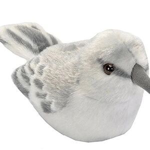 Wild Republic Audubon Birds Northern Mockingbird Plush with Sound Stuffed Animal